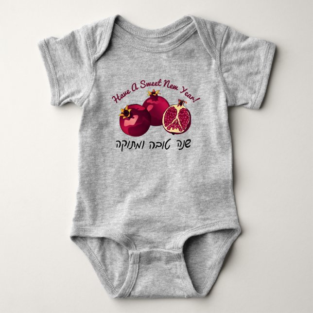 Body Para Bebé Shanah Tovah (Anverso)