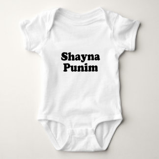 Body Para Bebé Shayna Punim Yiddish T-Shirt