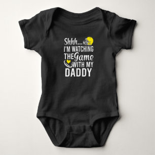 Body Para Bebé Shh Estoy Viendo el Partido con Papá