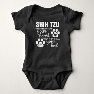 Body Para Bebé Shih Tzu Regalos Cita Perro Perro Perro Paw Imprim