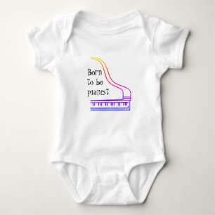Body Para Bebé Shirt bebé pianista de Syahikmah