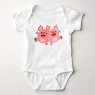 Body Para Bebé ¡SÍ! Cuidados Personalizados Cerdos Bebé Creeper