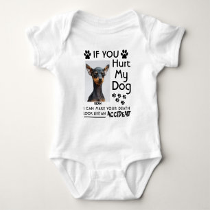 Body Para Bebé Si Me Dueles El Perro, Puedo Hacer Tus Papas De Pe