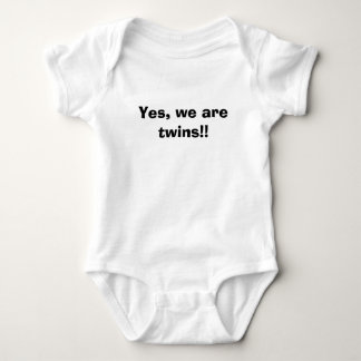 Body Para Bebé ¡Sí, somos gemelos!!