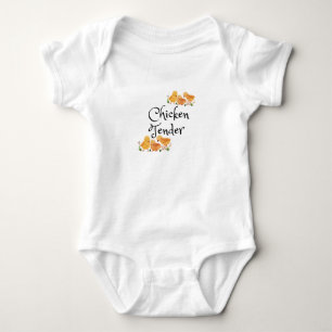 Body Para Bebé Sí, soy un bodysuit de bebé de Chicken Tender - Di