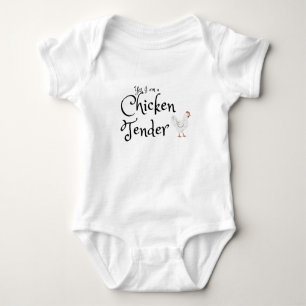 Body Para Bebé Sí, soy un pollo tierno divertido bebé ropa de pol