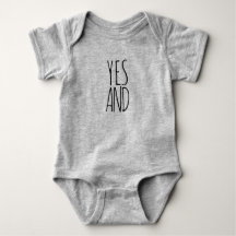 SÍ Y | Baby Bodysuit | Negro