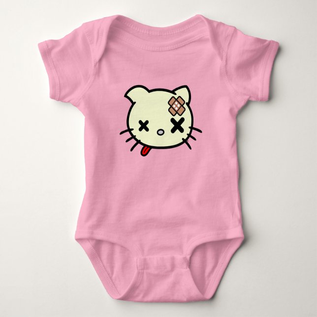 Body Para Bebé Sick Kitty (Anverso)