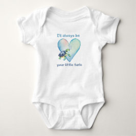 Body Para Bebé Siempre seré tu pequeña tortuga - bodysuit de bebé