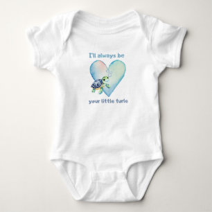 Body Para Bebé Siempre seré tu pequeña tortuga - bodysuit de bebé