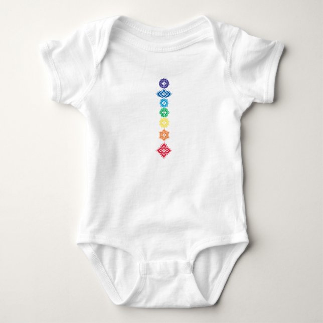 Body Para Bebé Siete chakras 7 (Anverso)