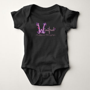 Body Para Bebé Significado personalizado del nombre W para niñas 