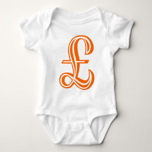 Body Para Bebé Signo de Libra - Naranja