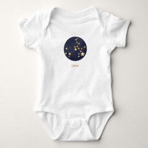 Body Para Bebé Signo sagitario de estrella zodiaco