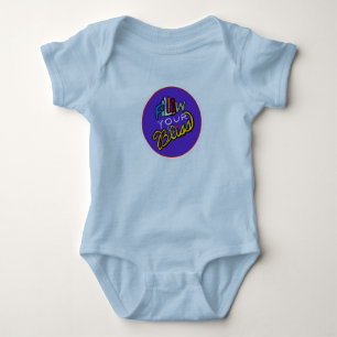 Body Para Bebé Sigue tus tonterías - Vibrante impresión de arte m