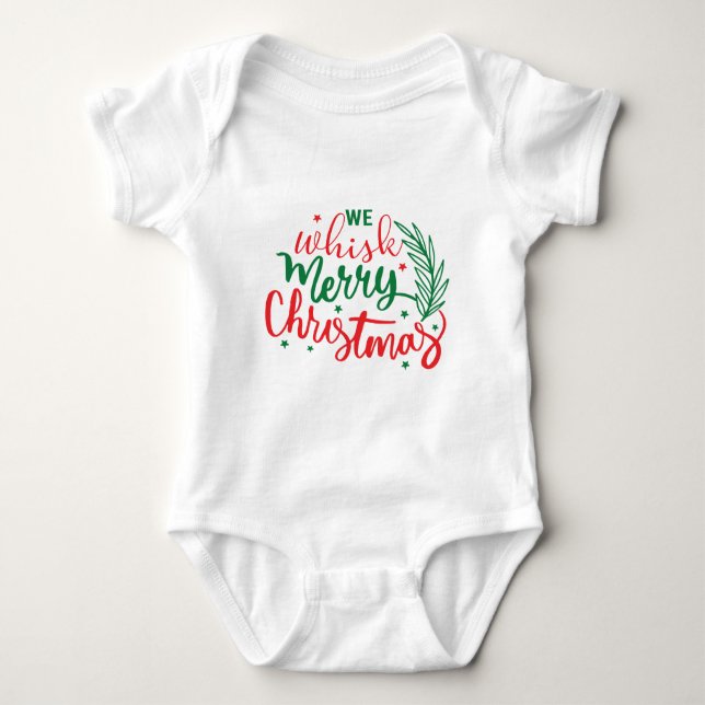 Body Para Bebé Silbamos Feliz Navidad (Anverso)