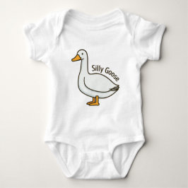 Body Para Bebé Silly Goose Funny Personalizado Goose