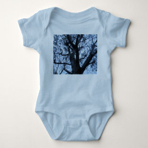 Body Para Bebé Silueta de árbol Fotografía de ropa de bebé