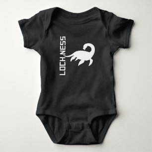 Body Para Bebé Silueta del monstruo de Loch Ness