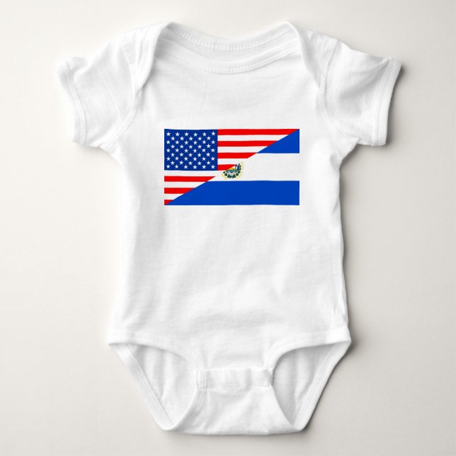Body Para Bebé símbolo de América de la bandera del país de los (Anverso)