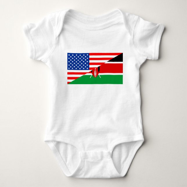 Body Para Bebé símbolo de América de la bandera del país de los (Anverso)
