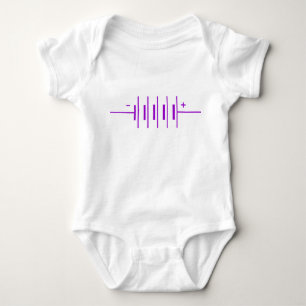 Body Para Bebé Símbolo de baterías