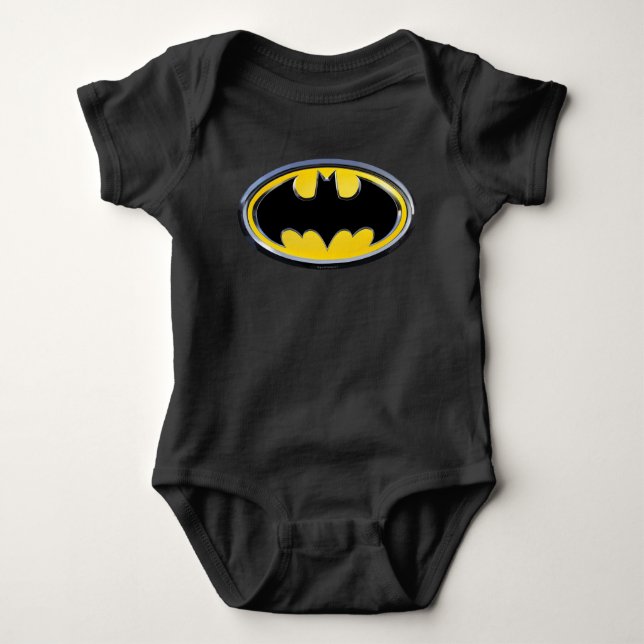 Body Para Bebé Símbolo de Batman | Logotipo clásico (Anverso)