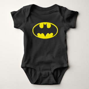 Body Para Bebé Símbolo de Batman   Logotipo del Óvalo de Bat