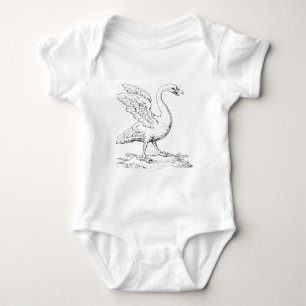 Body Para Bebé Símbolo de cisne de amor y fidelidad Arte refinado
