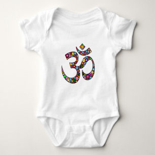 Body Para Bebé Símbolo de la yoga de OM Aum Namaste