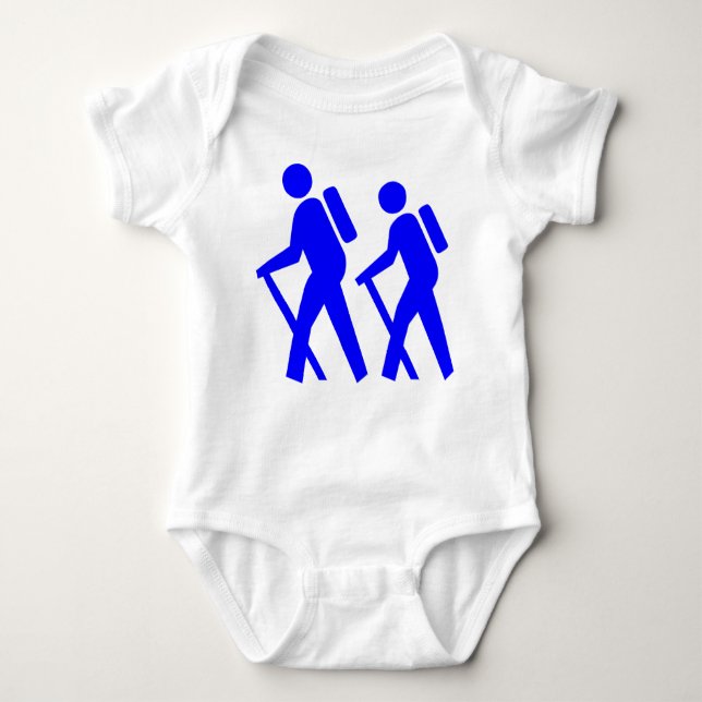 Body Para Bebé Símbolo de senderismo (Anverso)