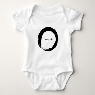 Body Para Bebé Símbolo zen con "Just Be"