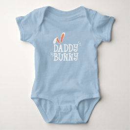 Body Para Bebé Simple Daddy Bunny Easter Typography | Bodysuit