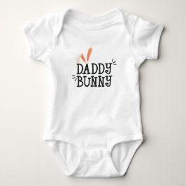 Body Para Bebé Simple Daddy Bunny Easter Typography | Bodysuit