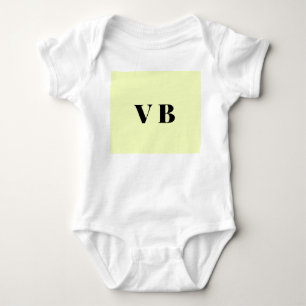 Body Para Bebé simple minimal color sólido personalizado pastel p