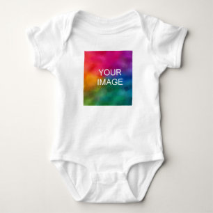 Body Para Bebé Simple Template Upload Your Own Photo to White