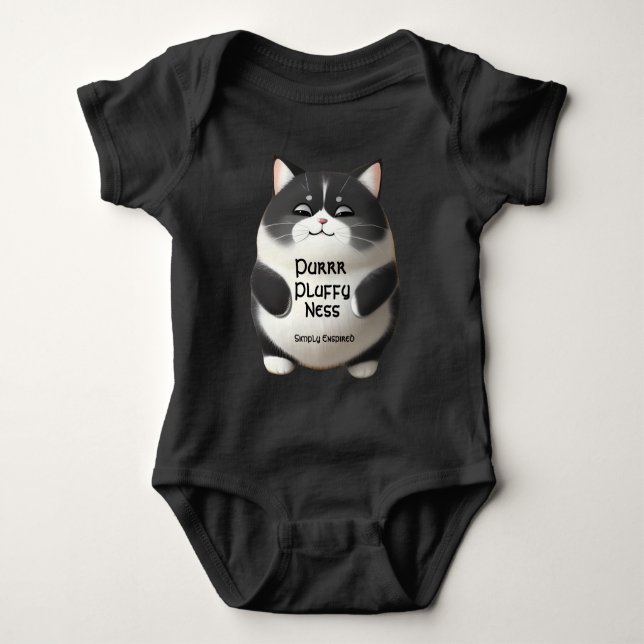 Body Para Bebé Simplemente Enspired Purrr Fluff-ness Toddler y (Anverso)