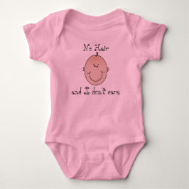 Body Para Bebé Sin pelo, no me importa - Ropa de bebé
