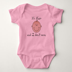 Body Para Bebé Sin pelo, no me importa - Ropa de bebé