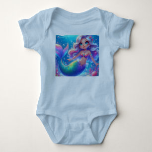 Body Para Bebé Sirena Princesa Mágica Submarina
