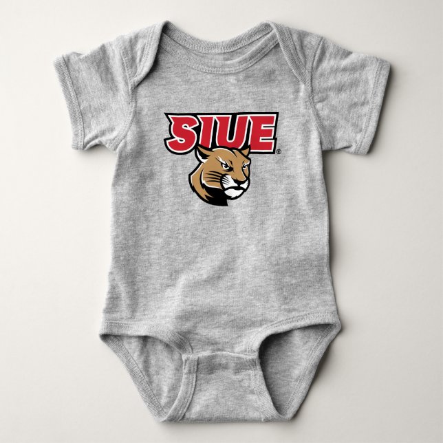 Body Para Bebé SIUE Cougars (Anverso)
