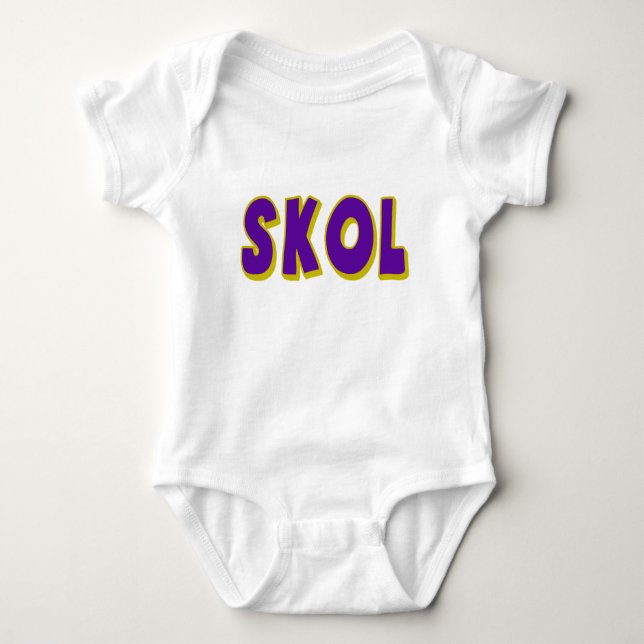 Body Para Bebé SKOL Baby Shirt (Anverso)