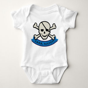 Body Para Bebé Skull - Traje para niños blancos