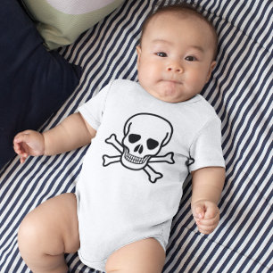 Body Para Bebé Skull y Crossbone