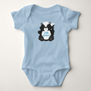 Body Para Bebé Skunk Baby Shower Blue