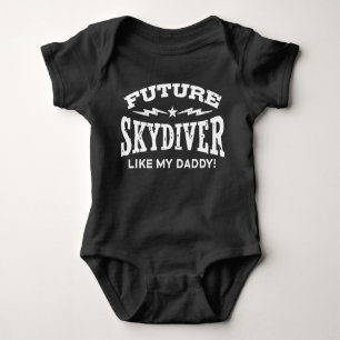 Body Para Bebé Skydiver Futuro Como Mi Papi
