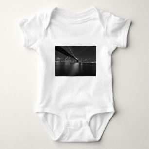 Body Para Bebé Skyline Black White New York