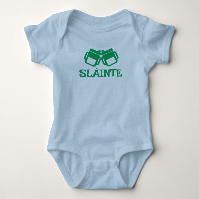 Body Para Bebé SLÁINTE sippy blue bodysuit  (Anverso)