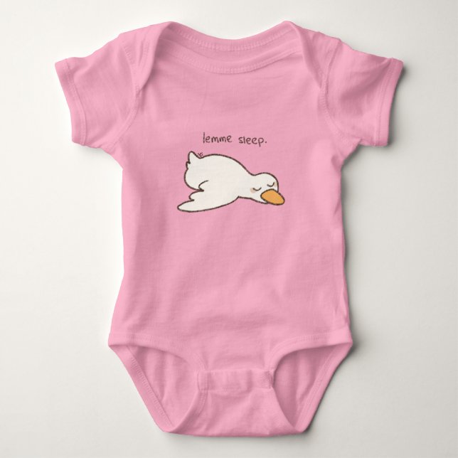 Body Para Bebé Sleepy Duck (Anverso)