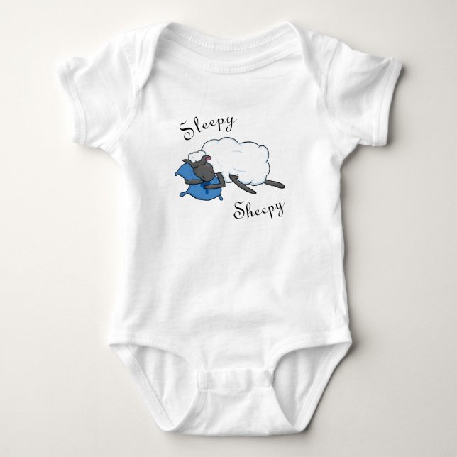 Body Para Bebé Sleepy Sheepy Baby Bodysuit (Anverso)